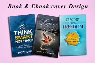 create  professional book cover, KDP book cover design