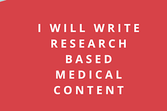 do your medical assignments