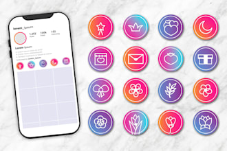 do instagram story highlight cover icons