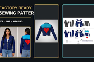 create factory ready sewing patterns and size grading