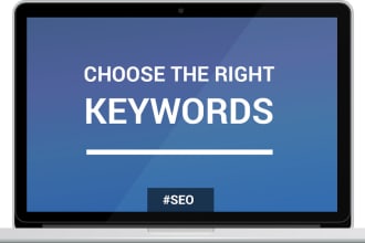 do SEO keywords research for website