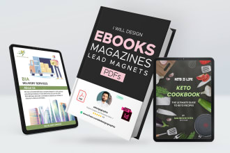 create pdf ebook, cookbook, magazine, amazon kdp indesign book