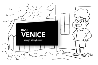 draw a cartoony storyboard of your idea