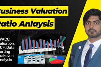 do financial analysis, npv, irr, dcf wacc, cashflows, ratios