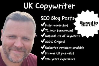 write a high quality SEO blog post