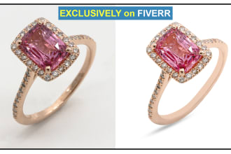 do jewelry retouch, product retouching, skin retouching fast