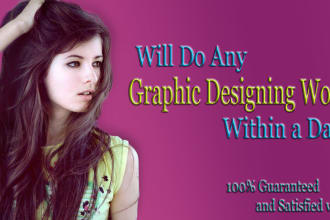 do graphic design work within a day more professionally