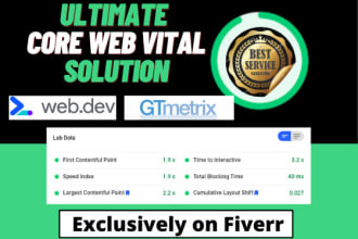 fix core web vitals and page speed issues of shopify and non cms