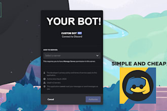 make a custom discord bot