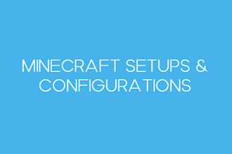 create minecraft setup or configuration for you