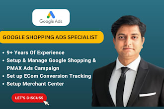set up and manage google shopping ads campaigns