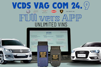 sent you vcds vag com vers 24 full software unlimited vins