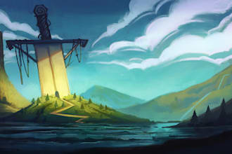 design a background, environment for your animation, game