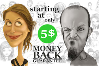 draw caricatures from your photos