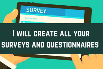 build your google form market research surveys