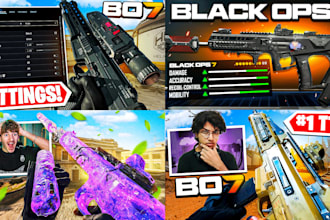 design cod warzone or modern warfare or any cod eye catching thumbnails