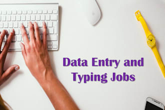 do data entry and typing job