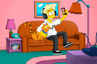 draw you like a funny yellow character