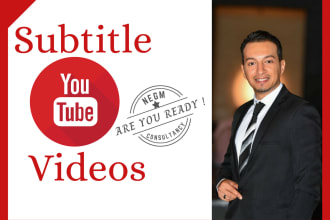 subtitle youtube videos in english or arabic srt or cc so fast and perfect