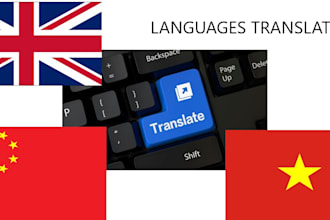 professionally translate english, vietnamese or chinese