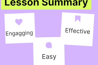 write the summary for any chapter of science