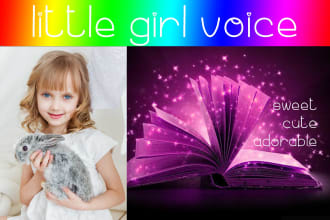 record child voice, cute and sweet, italian little girl