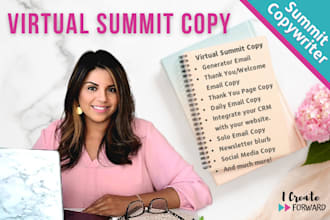 write your virtual summit copy