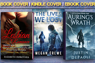 do incredible kindle paperback, ebook cover, amazon kdp, book cover design