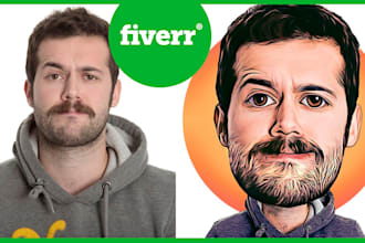 draw cartoon portrait avatar from your image