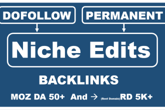 do real blogger outreach link insertion or niche edits or curated links