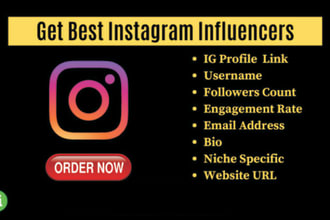 find best instagram influencers for marketing, social media influencer research