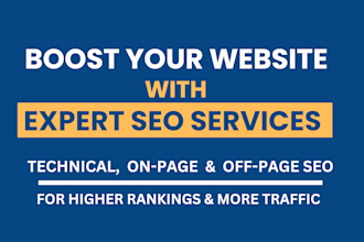 boost your website with expert technical, on page, off page SEO service