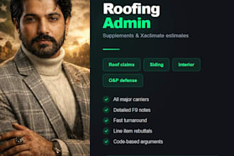 be your roofing virtual assistant, claims manager, and xactimate estimator