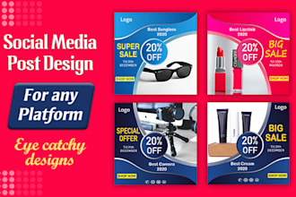 do social media post design