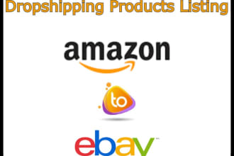 do amazon to ebay dropshipping and ebay listing