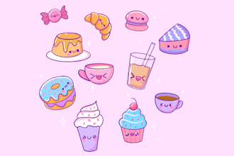 make kawaii illustrations for your brand