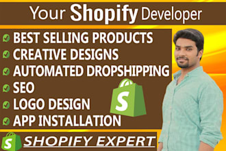 be your shopify theme developer and shopify store expert