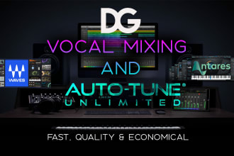 autotune and mix your vocals to a beat