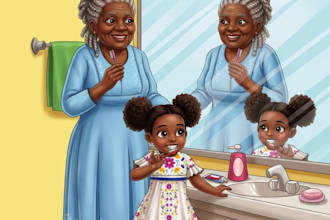 draw african american children book illustration any type