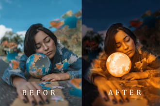 do professional photo manipulation on one image
