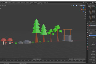 model roblox game assets, hair styles ,custom clothes and characters in blender