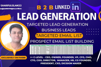 provide valid targeted lead generation from linkedin leads for your business