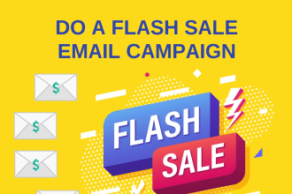 write flash sale email campaign so you make money fast