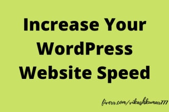 speed up your wordpress website