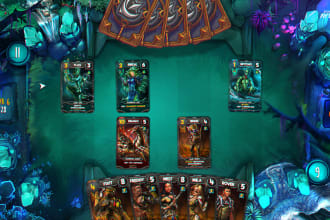 create a digital card game