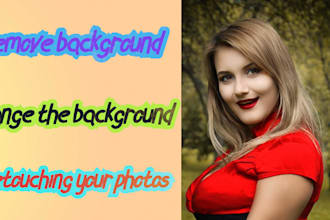 remove change or retouch any background
