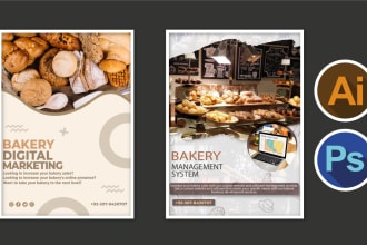 design awesome food flyer, party flyer, corporate flyer