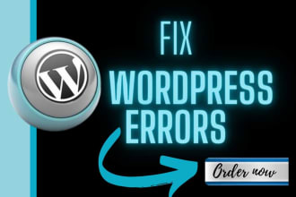 fix wordpress error or bug and do wordpress website maintenance