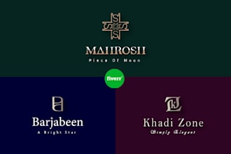 design simple, creative and idiosyncratic lettermark logo