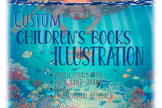 create a pencil style illustration for kids